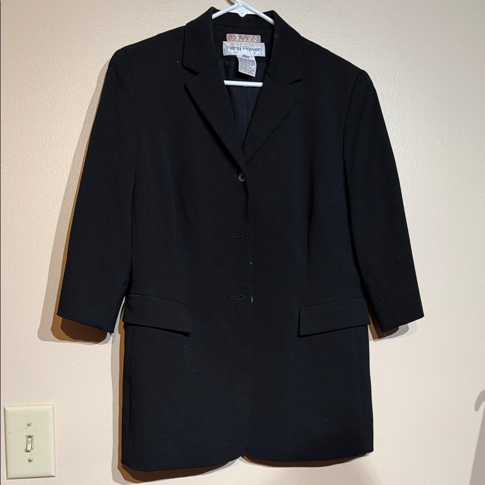 Rena Rowan vintage Classic Black Blazer